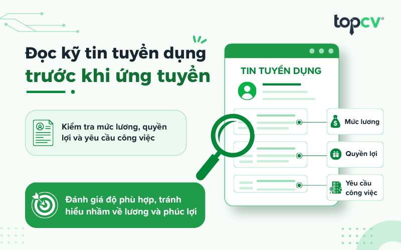 Người lao động cần tìm hiểu kỹ thông tin tuyển dụng trước khi ứng tuyển